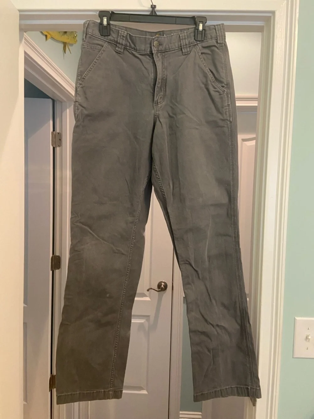 Carhartt Men's Relaxed Straight Rigby Pants in Gray